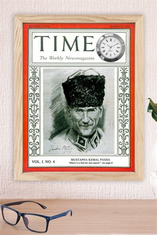 Atatürk Tablo Saat Time Dergisi 1923
